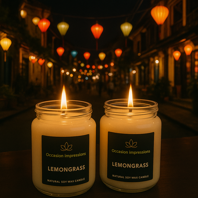 Lemongrass Triple Scented Natural Soy Candle