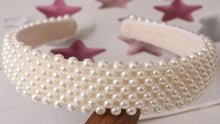 Load image into Gallery viewer, Elegance Meets Luxury - Discover our Pearl Headbands
