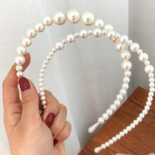 Load image into Gallery viewer, Elegance Meets Luxury - Discover our Pearl Headbands
