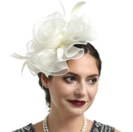 Organza Floral Fascinators in a choice of colours