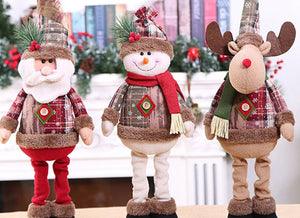 Christmas Characters - Santa, Elk, Snowman - 60cm