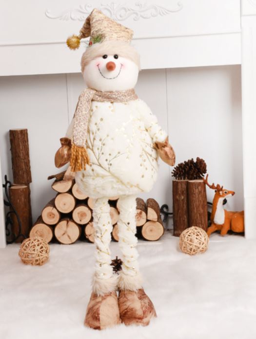 Extendable Snowman Figurine