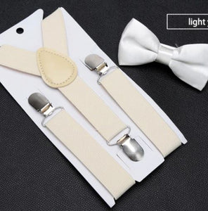 Kids Classic Bow Tie & Suspenders