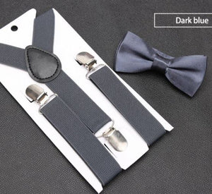 Kids Classic Bow Tie & Suspenders