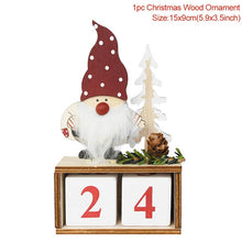 Load image into Gallery viewer, Wooden Christmas Advent Calendar
