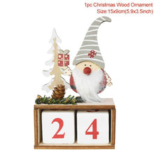 Load image into Gallery viewer, Wooden Christmas Advent Calendar
