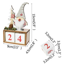 Load image into Gallery viewer, Wooden Christmas Advent Calendar
